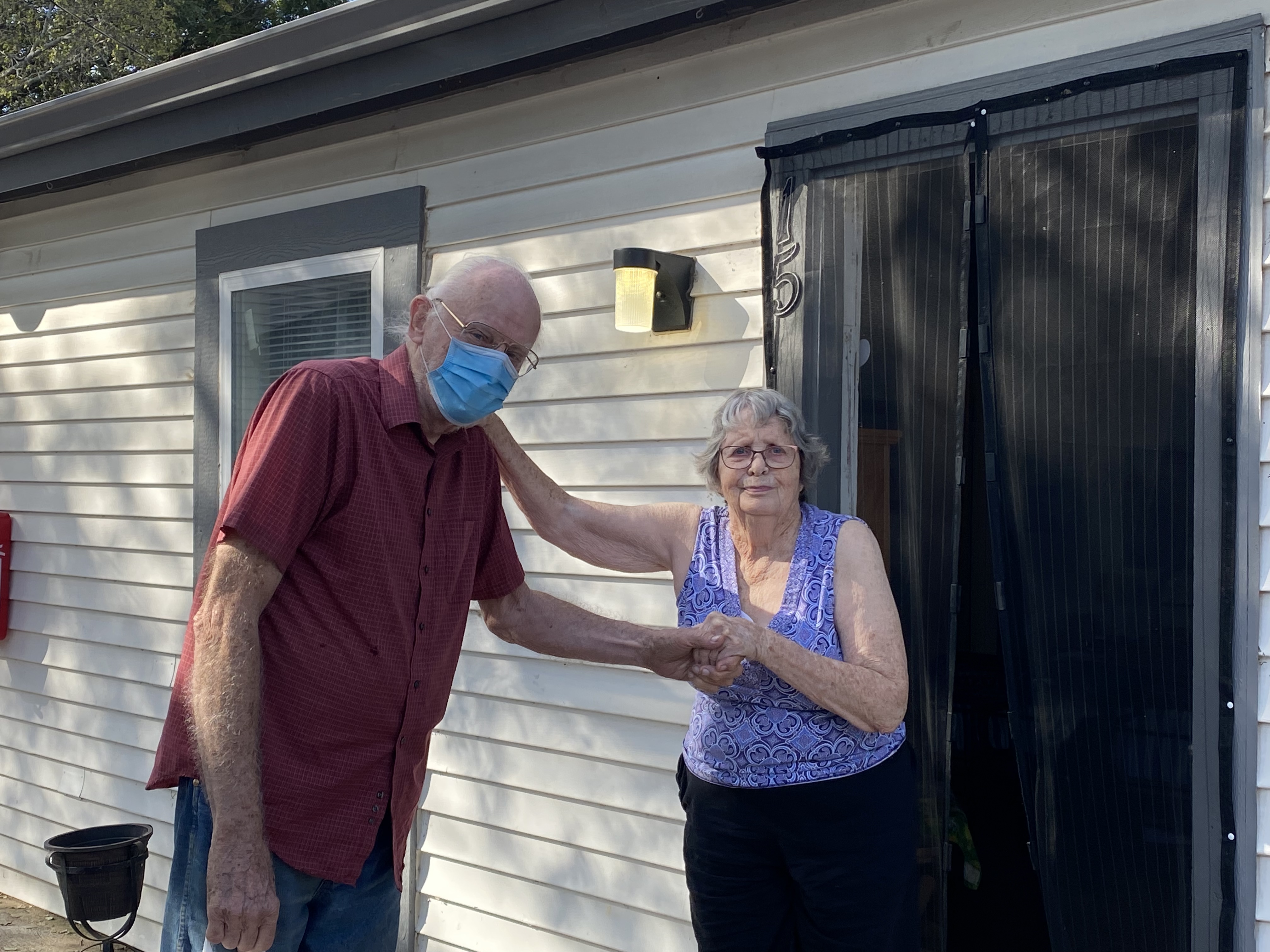 client and volunteer 
